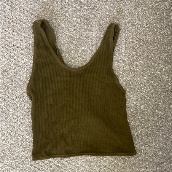 Urban Outfitters Tops - ***Out from Under Urban Outfitters Womens Green Sleeveless 2-Way Crop Top Sz M/L
